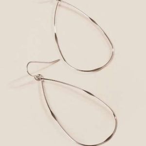 Silver Teardrop Earrings